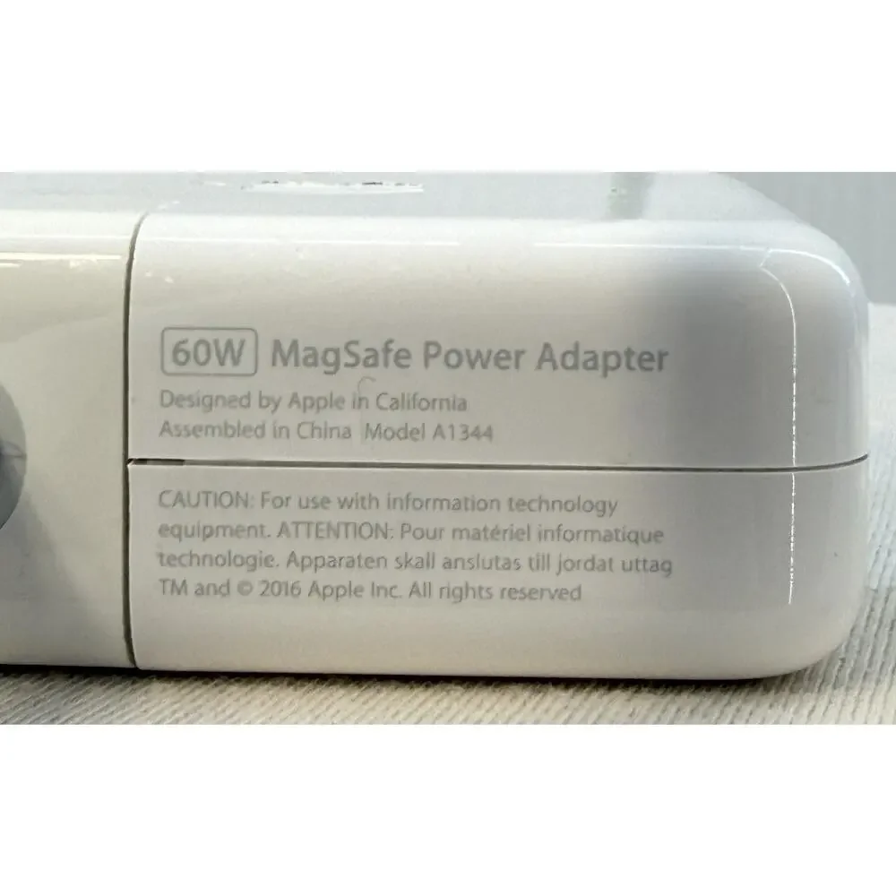 Apple A1344 60W MagSafe Power Adapter Charger Genuine